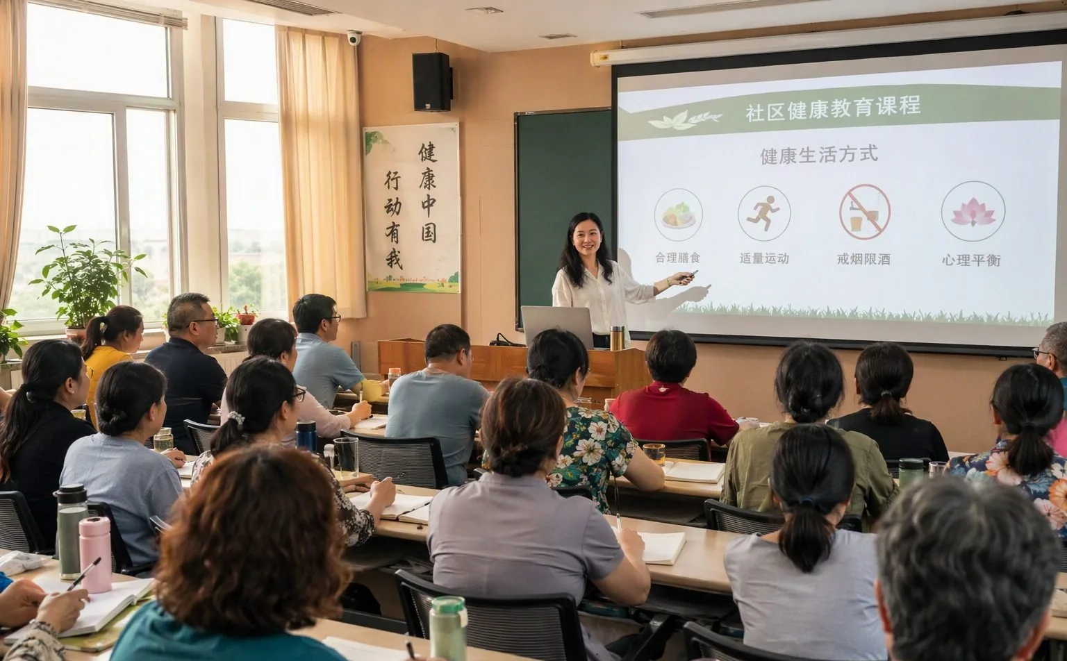 社区健康科普培训课堂